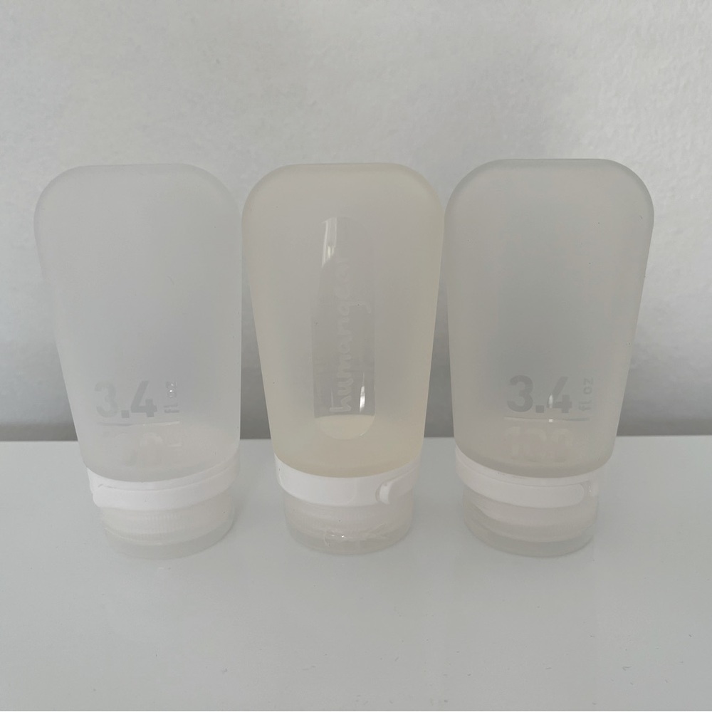 Human gear GoToob+ travel containers 3.4 oz Clear - Set of 3